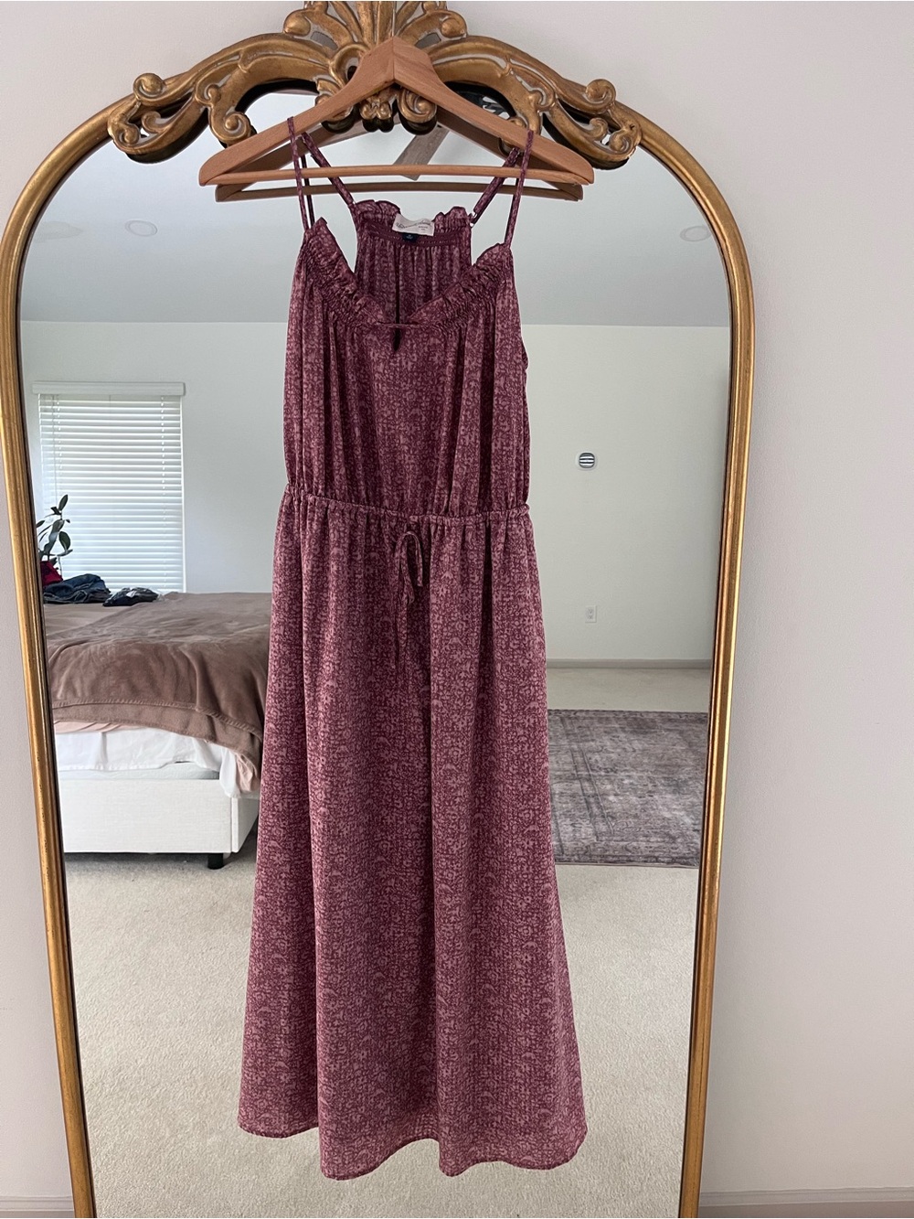 Universal Thread Spaghetti-Strap Maxi Dress in Plum